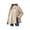 Khaki, variant on Zynoxe Womens Jackets With Buttons Classic Lapel Collar Winter Jackets for Women Loose Long Sleeve Mid‑Length Open Front Coat Versatile Solid Color Casual Outerwear Coat 2 Ways To Wear S
