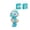 D, variant on Sea Turtles Cute Sea Animals Creature Building Toy Blocks Marine Life Mini Bricks Micro Building Toys