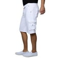 thumbnail image 3 of X RAY JEANS Men's Belted 12.5" Inseam Knee Length Cargo Shorts, White, 54, 3 of 6