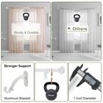 thumbnail image 3 of Adjustable Single Curtain Rod Matte White 36"-72" For Bedroom Living Room Window Decoration, 3 of 7