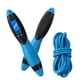 thumbnail image 2 of Cuerda para saltar deportiva, cuerda para saltar inalámbrica con contador de calorías y temporizador, cuerda para saltar ajustable, pantalla LCD, asas antideslizantes para adultos, niños azules, 2 of 5