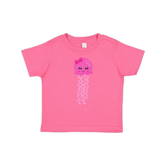Inktastic Cute Jellyfish, Little Jellyfish, Pink Jellyfish Girls Baby T-Shirt