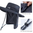 thumbnail image 5 of Bassdash UPF 50+ Sun Fishing Hat Water Resistant with Detachable Neck Flap, 5 of 8