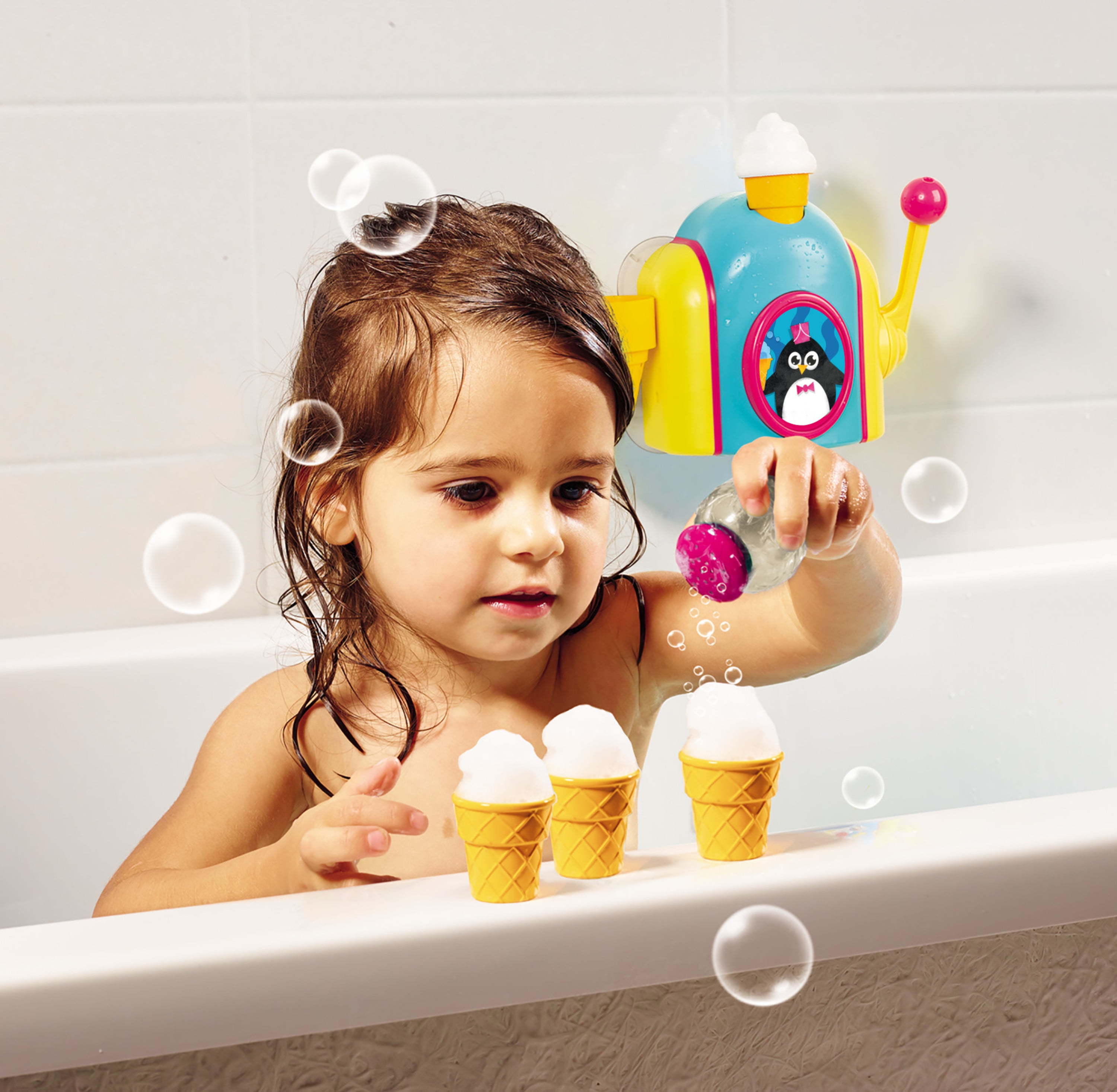 tomy bath foam cone factory toy