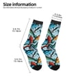 thumbnail image 2 of Honeii Colorful Fishing Baits Print Children's Colorful Socks,Unisex Kids and Toddlers' Cushioned Sock,Kids Athletic Crew Socks,for Everyday Wear and Sports, 2 of 5
