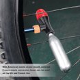 thumbnail image 3 of Cabeza de Inflador de Válvula de Bicicleta, Cabeza de Bomba Adaptador de Bicicleta de Carretera de Monta?a Bomba Mini Portátil Inflador de Aire Neumático Cabeza Doble Válvula EOTVIA NO, 3 of 6