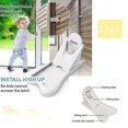 thumbnail image 3 of Cerradura de ventana corrediza para ventanas de vinilo – Fácil instalación para mantener las ventanas cerradas de forma segura – Construcción fundida a presión, blanco (paquete de 2), 3 of 5
