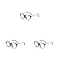 thumbnail image 4 of Guardurnaity Montura de gafas de lectura para mujer, monturas de gafas flexibles, gafas ópticas antideslizantes, montura redonda, montura Type1 NO1, 4 of 6
