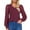 Red, variant on Women Sweaters Women Tops Ladies' Fashionable Casual Corset V Neck Long Sleeved Shirt Lace Top Sweater