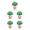 thumbnail image 2 of Transemion Car Air Outlet Freshener Simulation Plant Auto Air Conditioner Outlet Perfume Clip Air Freshener Car Tuyere Fragrance Car Decor No.06 5Set, 2 of 6
