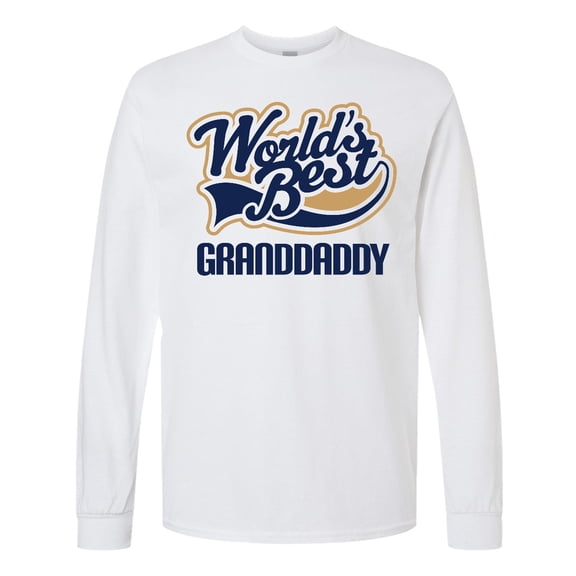 Inktastic Granddaddy Worlds Best Long Sleeve T-Shirt