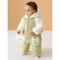 thumbnail image 2 of Diconna Costume de Lapin en Peluche pour Bébé, Manteau à Capuche à Manches Longues avec Boutons, Combinaison Chaude Rabbit, 2 of 9