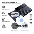 thumbnail image 2 of maskred External CD DVD Drive USB 3.0 Touch Control Portable CD DVD +/-RW Drive Burner Writer Rewriter Player Reader, 2 of 6