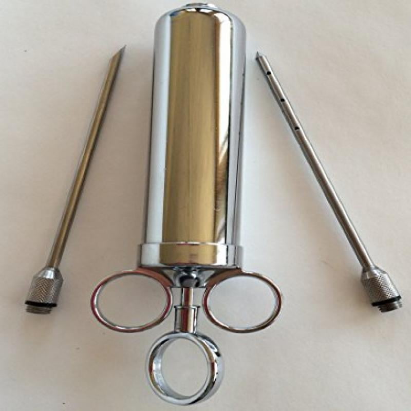 4 oz Stainless Steel Commercial grade meat marinade flavor injector 1/2
