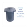 thumbnail image 4 of Boardwalk Z8048HNKR01 40 in. x 48 in. 45 Gallon 13 mic High Density Industrial Coreless Roll Can Liners - Natural (250/Carton), 4 of 7