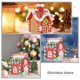 thumbnail image 4 of FESTFENDS 2Ud Adornos Colgantes De Casa Para Árbol De En Material PVC Con Detallado, 4 of 7