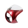 thumbnail image 3 of Headlight Fairing Screen, Motorcycle Windshield Frame Protect Replacement Accessories Universal Cowl Deflector for Motorcycle Red, 3 of 8