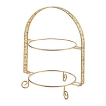 Fiocias 2 Tier Cake Stand Without Plate, Dessert Stand, Centerpiece, Fruit Dessert Stand