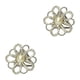 thumbnail image 4 of Minnieouse Bufanda anillo elegante chal Clip bufandas hebilla con diamantes de imitación Vintage cierre titular regalos para mujeres joyería plata 2piezas, 4 of 6
