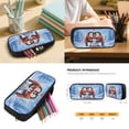 thumbnail image 5 of Jeiento Blue Penguin Backpack Set 5 Pcs Cartoon 17 Inch Large Capacity Backpack with Lunch Bag Pencil Case for 9-12 Years Old Teens Elementary to Middle School, 5 of 8
