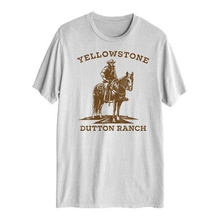 Yellowstone Cowboy Men's and Big Men's Graphic T-shirt