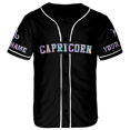 thumbnail image 2 of Lotusprinthandmade Personalized Name Capricorn Zodiac Baseball Jersey XS-5XL Multicolor, capricorn shirt, capricorn birthday shirt, capricorn shirts for women, 2 of 5