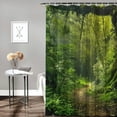 thumbnail image 2 of Orinice Tree Trunk Bathroom Decor Set with Colorful Luxurious Graphic Print Polyester Fabric Shower Curtain Set 36x72, 2 of 7