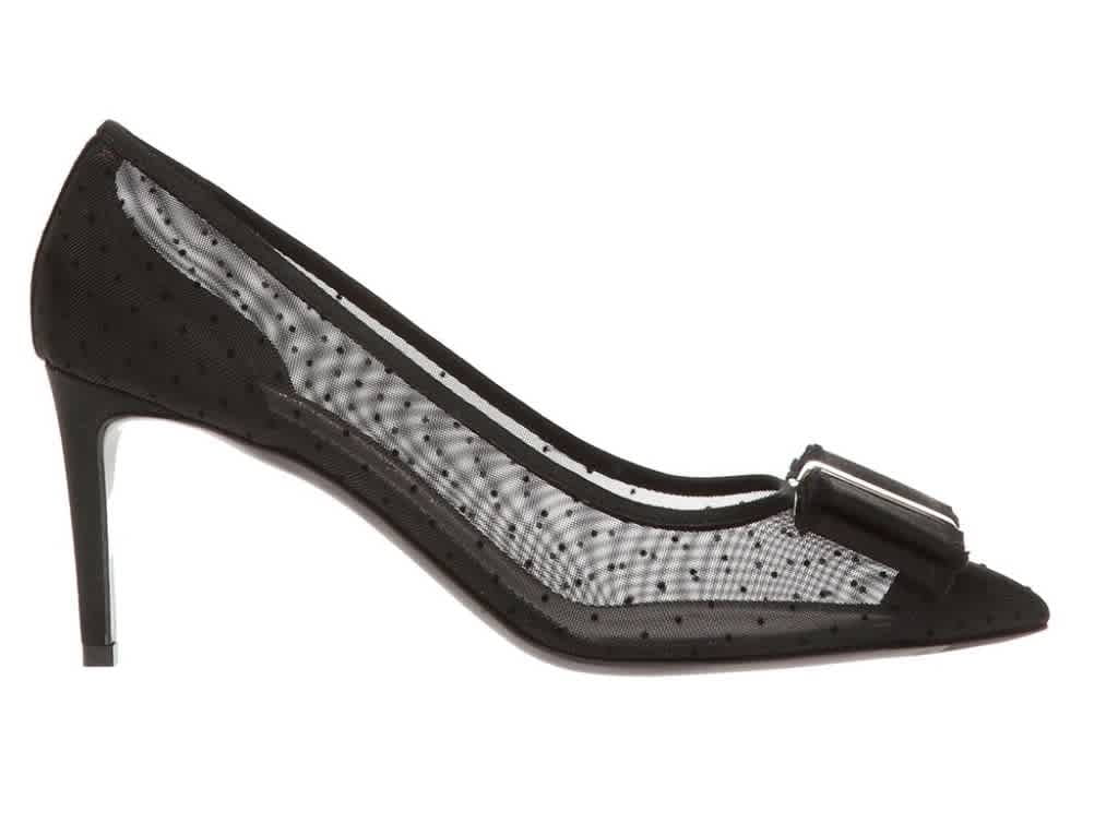 ferragamo double bow pump
