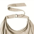 thumbnail image 3 of Byseng Nursing Cover for Baby Breastfeeding, Privacy Feeding Cover for Mom, Soft Cotton Nursing Apron with with Arch Neckline - Khaki, 3 of 8