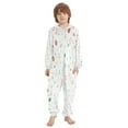 thumbnail image 2 of Vzayyk 4T-14Y Size Aviliable Cozy One-Piece Footless Sleeper Pajama Colorful Simple Shapes and Lines, 2 of 8