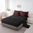 thumbnail image 5 of jejeloiu Baroque Floral 7-Piece Twin Bedding Sets,Damask Flower Print Bedding Comforter Set,Red Black Sheet Sets For Adults,Ultra Soft Bedroom Decoration Reversible, 5 of 8