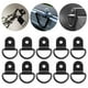 thumbnail image 5 of 10 piezas de accesorios de anclaje de amarre, gancho de tracción negro, amarre duradero en forma de D para Negro 65 mm, 5 of 8