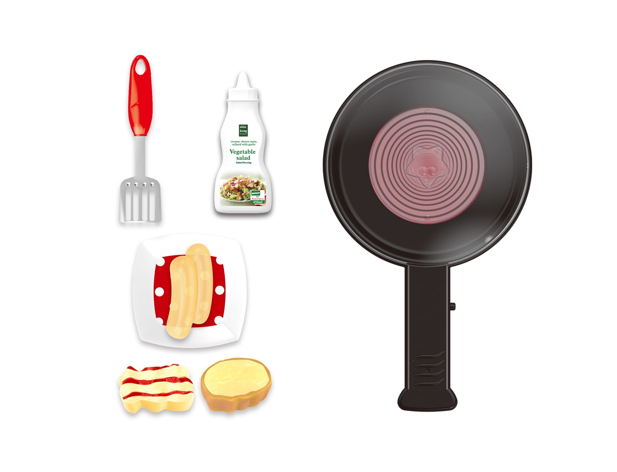 PlayWorld Kitchen Connection Electric Pot With Sound And Color Changing Lights - Multicolor
