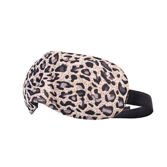 Non-trace 3d Eyeshade Sleep Eye Mask - Leopard