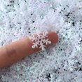 thumbnail image 2 of Copos de nieve artificiales para decoración del hogar, confeti de 2cm, 300 piezas, para árbol de Navidad, fiesta, boda, Año Nuevo, 2023, 2 of 4