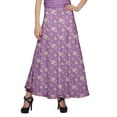 thumbnail image 1 of Moomaya Jupe Longue en Rayonne Imprimée pour Femmes Grande Taille Jupe Maxi à Taille Nouée, 1 of 6