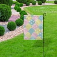 thumbnail image 5 of SKYSONIC Garden Flag Happy Easter Eggs Fish Skin Garden House Sports Flags 12x18 in Polyester Decorative Flags for Home Garden Flowerpot, 5 of 7