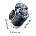 thumbnail image 5 of Cevemin USB Rechargeable Waist Hanging Fan Portable Clip On High Speed Cooling Fan Hands Free Neck Waist Mount Fan for Construction Site Outdoor Camping, 5 of 9