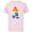 Soft Pink, variant on Disney Mickey Mouse Pride Classic Pose Rainbow Icon Fill - Short Sleeve Cotton T-Shirt for Adults - Customized-Charcoal