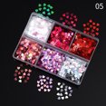 thumbnail image 3 of Navidad Nail Art Lentejuelas Invierno Navidad Hoja De Arce Copos De Nieve Nails Art Glitter Lentejuelas Para Diy Nail Art Holographic Glitter Sequins Eigraketly CE007886-05, 3 of 6