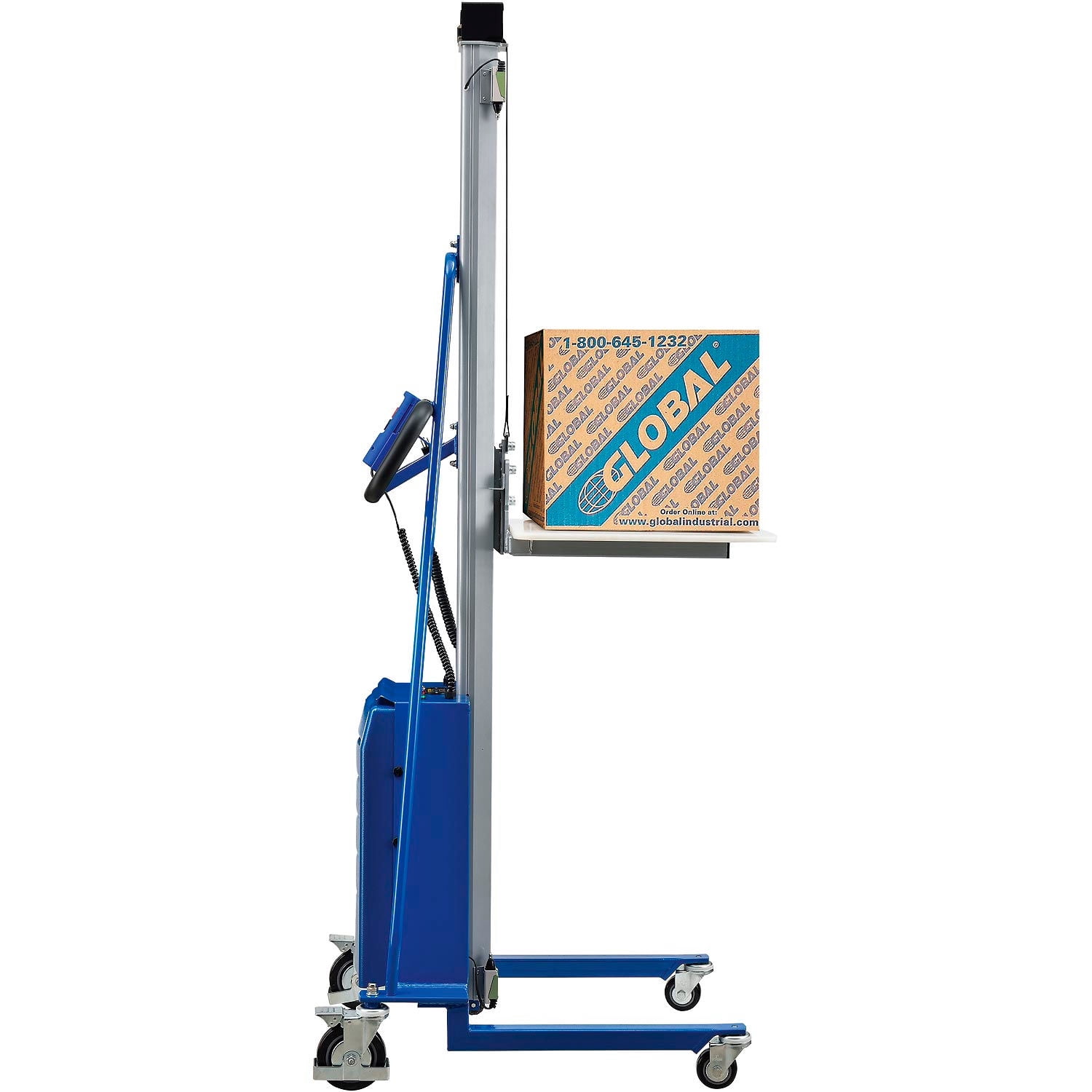 Office Work Positioner Lift Truck, Battery Powered, 220 Lb. Capacity
