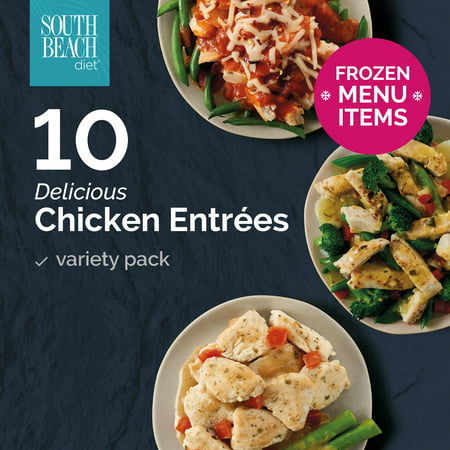 South Beach Diet Chicken Entrees Variety Pack, 10 (Best Frozen Chicken Patties)