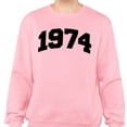 thumbnail image 2 of 1974 College Style Sweatshirt Unisex Small Pink, 2 of 5