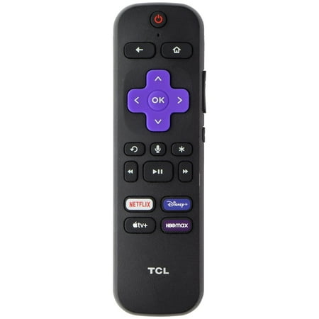 TCL Remote Control (RC-FA5) with Netflix/Disney+/AppleTV/HBOMAX Keys ...