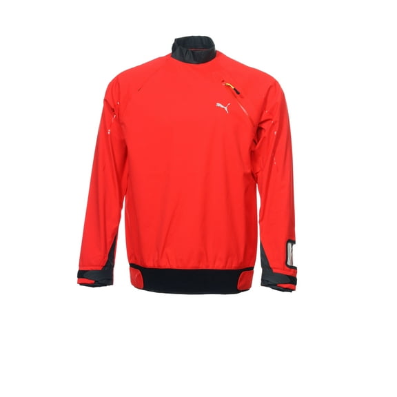 Puma 'Defender Race Spraytop' Red Windbreaker , Size Small