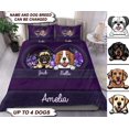 thumbnail image 1 of Juego de cama personalizado para perro, regalo personalizado para amantes de los perros, papá de perro, perro, 1 of 2
