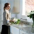 thumbnail image 2 of Houzer Platus 30 in White Fireclay Apron Front Farmhouse Single Bowl Kitchen Sink - PTS-4100 WH, 2 of 8