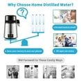 thumbnail image 6 of Vevor D1LH1LH4L110VH647V1 1.1 gal Distilled Water Maker Machine with Glass Carafe Cleaning, Silver, 6 of 9