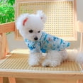 thumbnail image 6 of Pet T-shirt Lapel Collar - Soft Comfortable Cartoon Printing - Pet Dog Two-legged Blouse - Daily Wear, 6 of 8