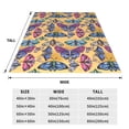 thumbnail image 3 of Sikiie Butterfly 3 Ultra-Soft Micro flannel Blanket Luxury All Seasons Warm Blanket for Bedding Sofa and Travel (4 sizes)-40"x30", 3 of 7